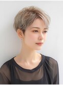 【40代50代ショート】サマー☆ハイトーンでイメージチェンジ