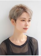 【40代50代ショート】サマー☆ハイトーンでイメージチェンジ