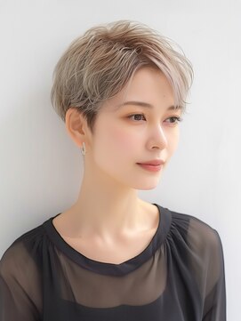 マリブ Malibu 【40代50代ショート】サマー☆ハイトーンでイメージチェンジ