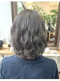 【ミディアムボブデジタルパーマウェーブ】原口健伸