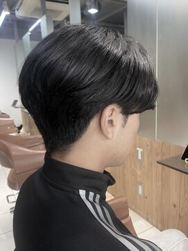 チェルシー 神戸(CHELSEA) 韓国メンズ　センターパート×2ブロックヘア