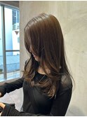 髪質改善カラー×オリーブベージュ【表参道,青山,外苑前美容室】