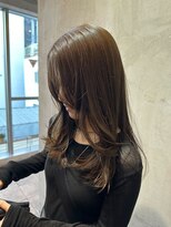 シアー(SHEER.)&nbsp;髪質改善カラー×オリーブベージュ【表参道,青山,外苑前美容室】