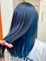マティーナ ヘアー 池袋(Matina hair)&nbsp;【インナー推しカラーinブルー】20代30代40代50代