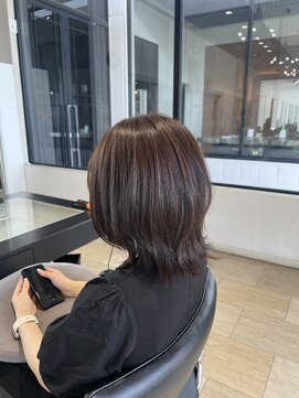 クラン バイ ナチュラル(clan by Natural) ブラウンカラー/顔まわりカット