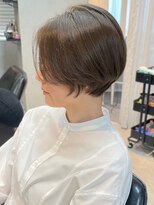 ティダスマイル(tida smile) くびれショート/韓国風/セミディ/ブリーチなし/顔まわり