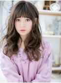 大人かわいい外国人風抜け感ニュアンスパーマh3越谷20代30代40代