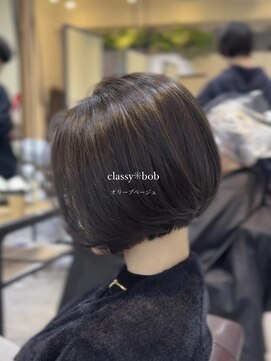 コート 表参道(Cote) Cote 美髪/オリーブベージュ/ボブ//カットレイヤー