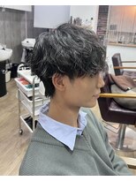 オムファミーユラグ(homme, famille raugh) 波巻きツイストスパイラル