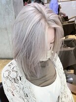 ムク 横浜店(muku)&nbsp;ミルクティーベージュダブルカラーケアブリーチインナーカラー