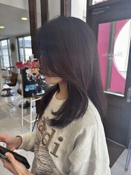 シェリッシュルーチェ(Sheriche luce) ラベンダーカラー×レイヤーカット