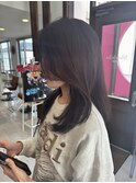 ラベンダーカラー×レイヤーカット