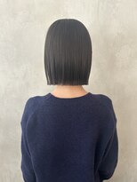 ベルプロッドバイアルター 千葉(bel. prod by aL-ter) 【木下修兵】小顔カット/切りっぱなしボブ/オリーブグレージュ