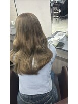 ジルバイジゼル(JILL by GiseL)&nbsp;オリーブベージュ　ロング　ケアブリーチ