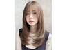 カット+ケアブリーチカラー+髪質改善3stepバイカルテTR　￥27,520→￥16,500