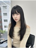 レイヤーカット オリーブグレージュ