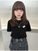 明るめbeige×レイヤーカット♪