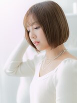 モッズヘア 越谷(mod's hair) ★チョコレートブラウン切りっぱなしミニマルボブ20代30代★1