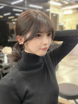 アリュウル 表参道(ALLURE) 結んでも盛れる小顔お顔周りカット○伊藤