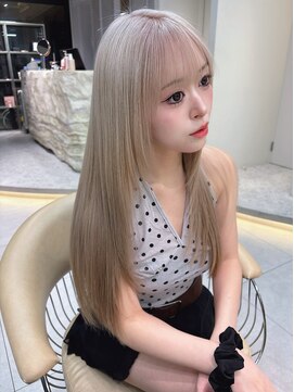 ロンドメリア 天神大名店(Lond Melia) 着物ヘア/大人ガーリー/ダークアッシュ/似合わせカット