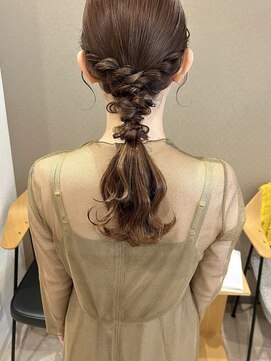 エンタリティリット(entality lit) 【entalitylit】タイト×ルーズ 編みおろしアレンジ☆