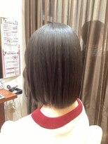 美容室ヒラトヤ 都南店 20代30代40代透明感アッシュブラウンナチュラルストレートロブ