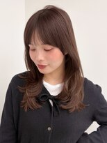 ラフ フロム ガーデン(Laf from GARDEN)&nbsp;ミディアム/レイヤーカット/顔周りカット/透明感カラー