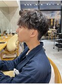 メンズ無造作ショートパーマ KAITO