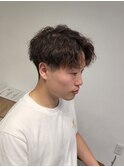 MEN’S HAIR/波巻ツイストスパイラル/フェザーパーマ/伊勢崎