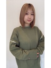 カラーリスト　森下 結衣　【松本市/ぱっつんボブ/ハイライト/髪質改善/白髪ぼかし】
