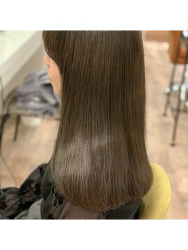 ニコヘアープラス(NICOhair＋) 透明感カラーオリーブベージュ