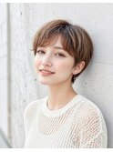 【静岡エリア】シアーベージュの柔らかショート