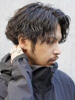 ノードオム 栄(NODE HOMME) 波巻きスパイラル栄レイヤーマッシュスタイル