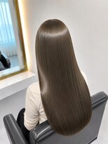 レオネ 梅田 中津店(Leone) 梅田/中津 髪質改善 オリーブグレージュロング