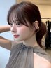 【印象アップ】前髪ストレート+カット