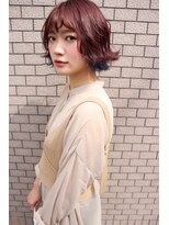 シエ バイ ケンジ 湘南台(sie by KENJE) ダークパープル/ナチュラルショート/夏のヘアアレンジ/湘南台