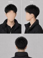 マークバーバーカンパニー 藤沢(MARK BARBER COMPANY.) アップバング×テーパーフェード