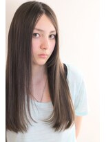 アジュ(aJyu) 【aJyu】グレージュストレート