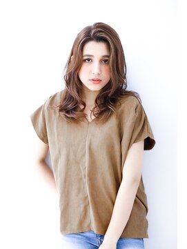 メルクマール(MERKMAL) かき上げバングのセミロング