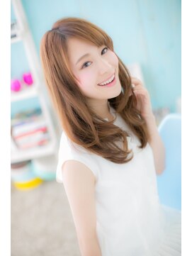 ミック ヘアアンドビューティー 大山店(miq  Hair&Beauty) ゆるカールと抜け感が◎ロングピュアカール