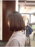 クセ生かした内巻きボブ!