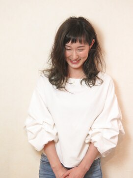 ブランコ(blanco) ゆるふわミディアム☆ブルージュ