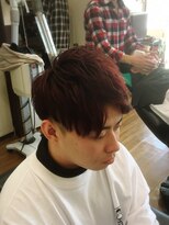 ヘアー クリエイト 縁(Hair Create en)&nbsp;ワインレッドショート