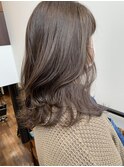 白髪ぼかしのハイライト