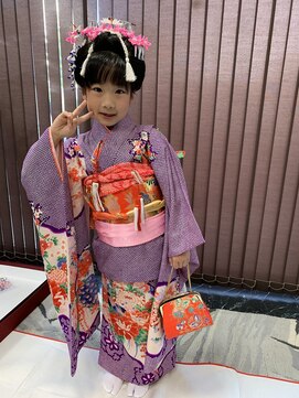 ハニーリップス 子供用の新日本髪風