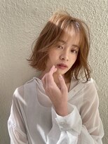 フェリア 池田(FERIA)&nbsp;【FERIA 池田】マロンベージュ＊Aラインボブ