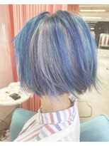 ボックスミコ(Box mico.)&nbsp;パステルカラーのユニコーンカラーでホワイトベージュ★