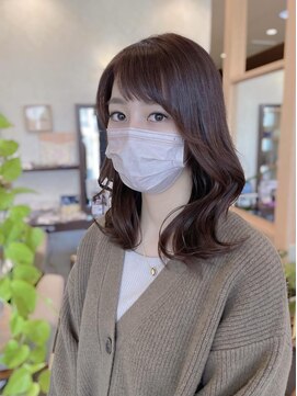 ヘアメイク ミチ 富田店(HAIRMAKE MICHI) 【MICHI 富田店　古作蓮】ヨシンモリ　ピンクラベンダー