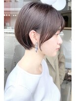 ジェムヘアスタジオ 湘南平塚南口店(Gem Hair Studio) Gem Hair Studio 姉崎　小顔になる丸みショート