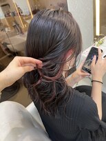 フレア(FLAiR) 10代20代30代夏インナーピンクカラー韓国風コテ巻スタイル